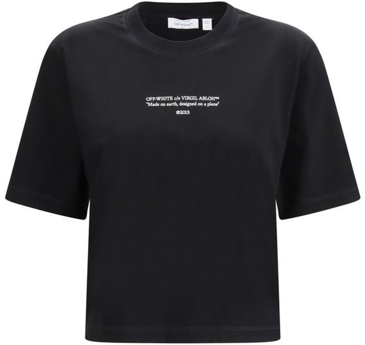 OFF-WHITE Off-White Black Cotton T-Shirt