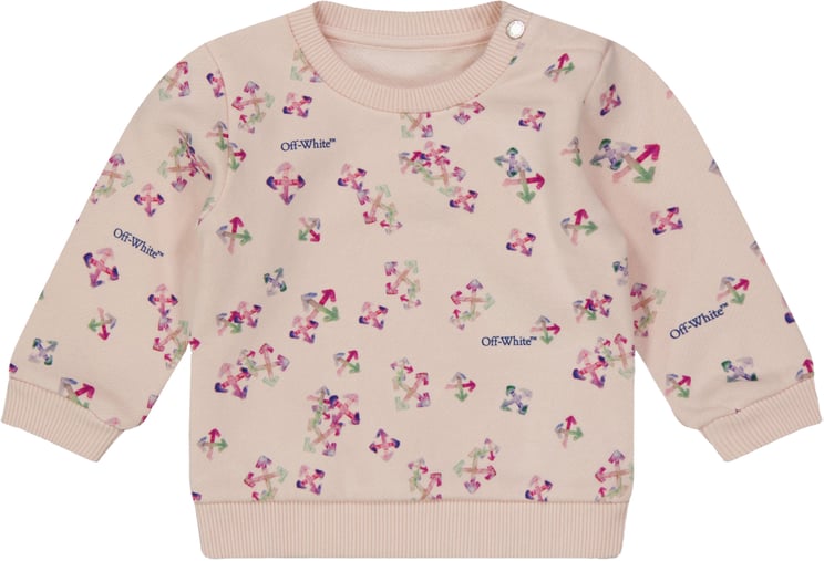 OFF-WHITE Off-White Baby Meisjes Trui In Licht Roze