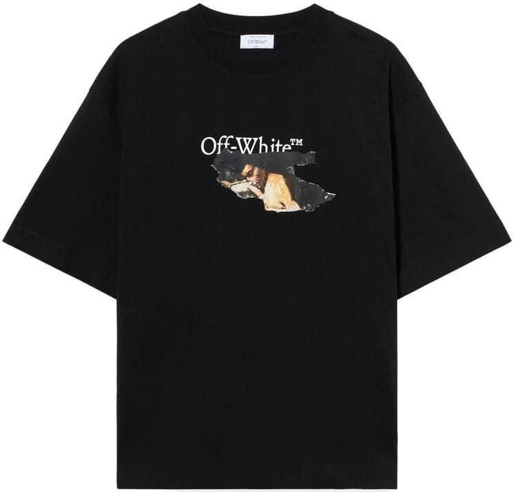 OFF-WHITE Heren Paint Arrow Skate Shirt Zwart