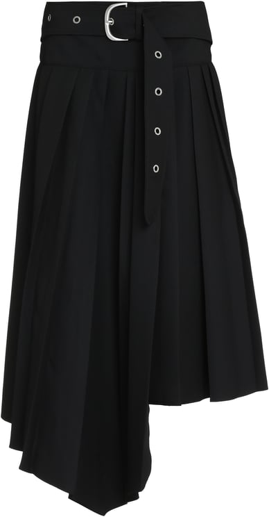OFF-WHITE Pleated asymmetrical skirt