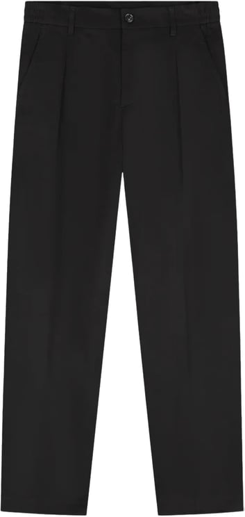 ØLÅF Olaf Regulart Pleated Pant Pantalons Zwart M230402