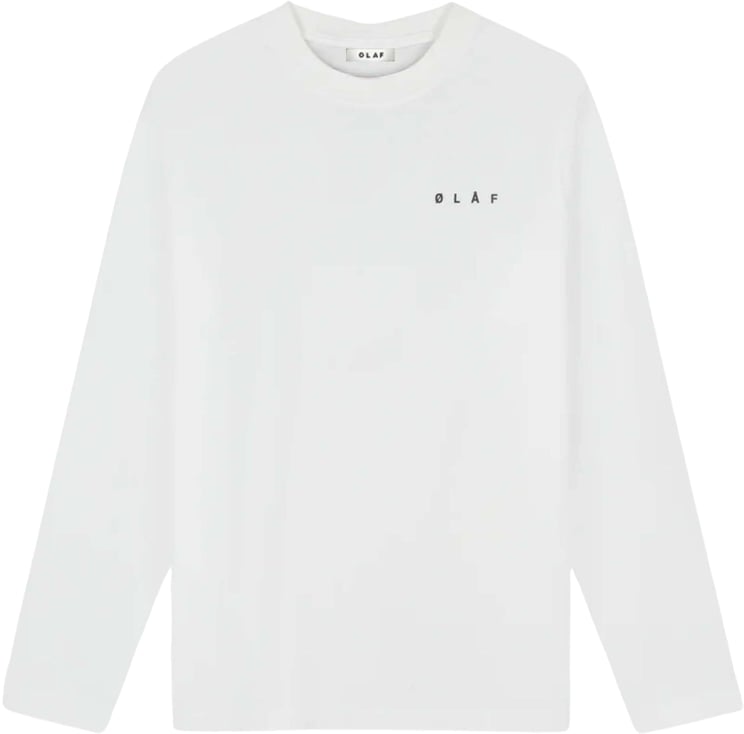 ØLÅF Olaf Tape Palette Ls Tee Longsleeves Wit M240108
