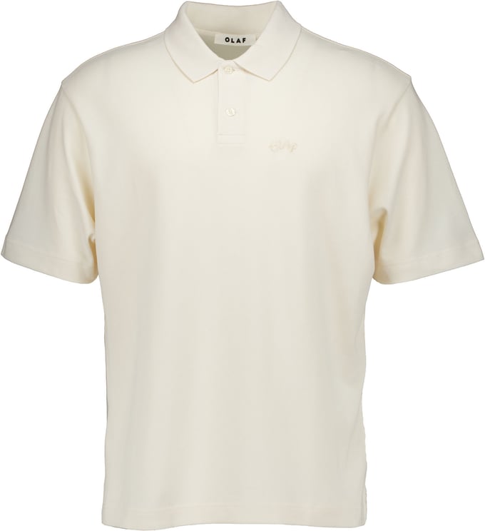 ØLÅF Olaf Signature Pique Polo Polos Off White M240111