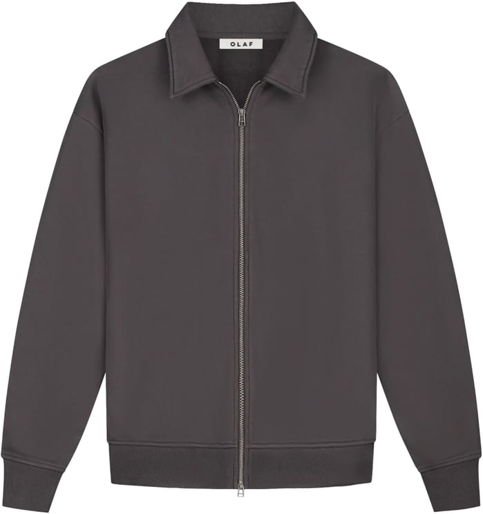 ØLÅF Olaf Essential Zip Up Polo Polos Grijs M240208