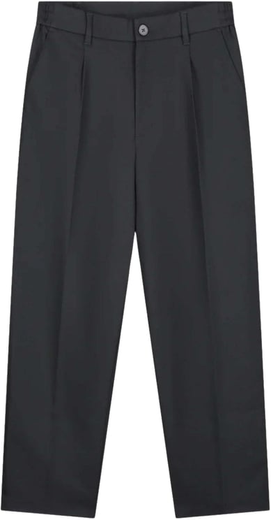 ØLÅF Olaf Regular Wool Blend Pleated Pant Pantalons Grijs M240406