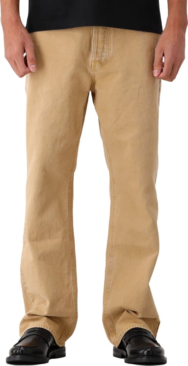 ØLÅF Ølaf Jeans Beige Regular Washed Canvas