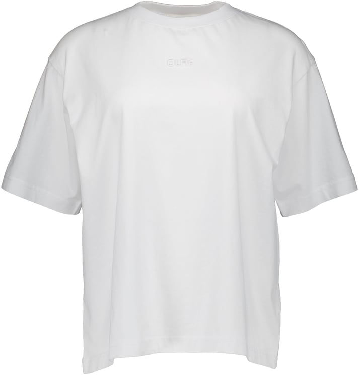 ØLÅF Olaf Brushstroke Graphic Boxy Tee T-shirts Wit W240105