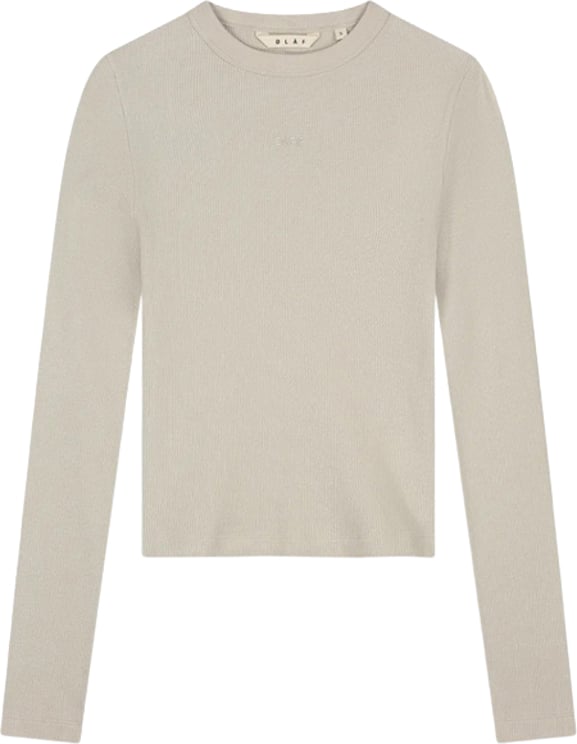 ØLÅF Olaf - Wide sleeve semi sheer top - W240111 - Cement