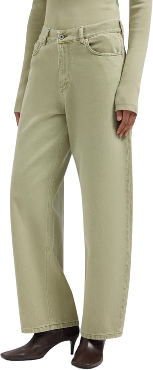 ØLÅF Olaf - Monogram barrel leg denim pant - W260400 - Treehouse