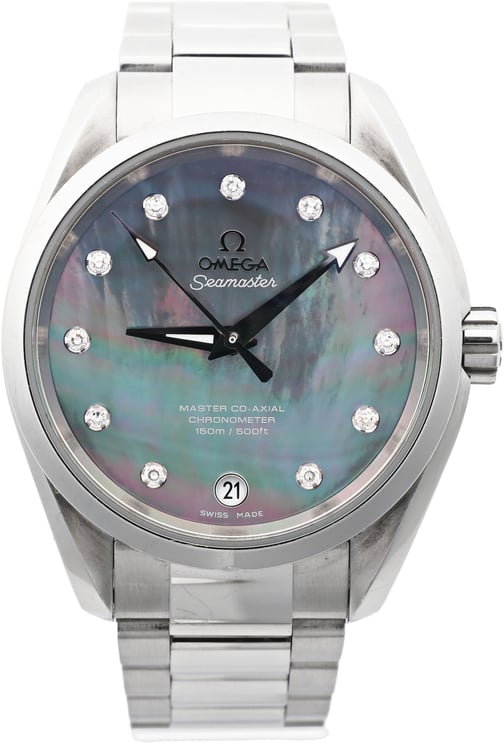 Omega Omega Seamaster Aquaterra 231.10.39.21.57.001 87257832 SS AT Blue-Shell-Face Watch