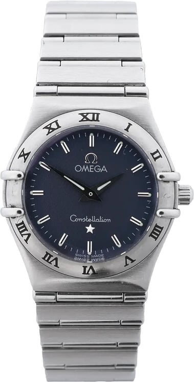 Omega Omega Constellation 1562.40 56661464 SS QZ Watch with Navy Blue Dial