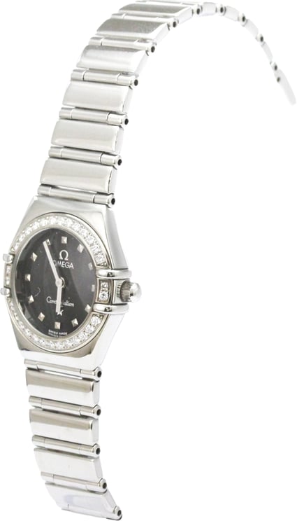 Omega Omega Constellation Quartz Stainless Steel with Diamond Bezel 22