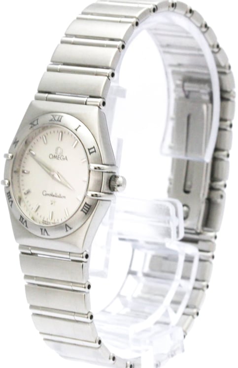 Omega Omega Constellation My Choice Quartz Watch Stainless Steel and Mother of Pearl 25