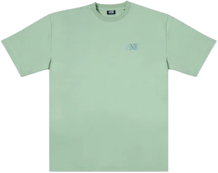 Øne First Movers One First Movers Blue Berry Flower T-shirts Groen Blue Berry Flower Tee