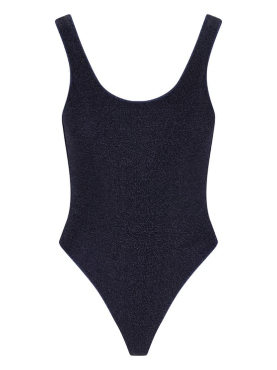 Oséree "Lumière Sporty Maillot" Swimsuit – Blue