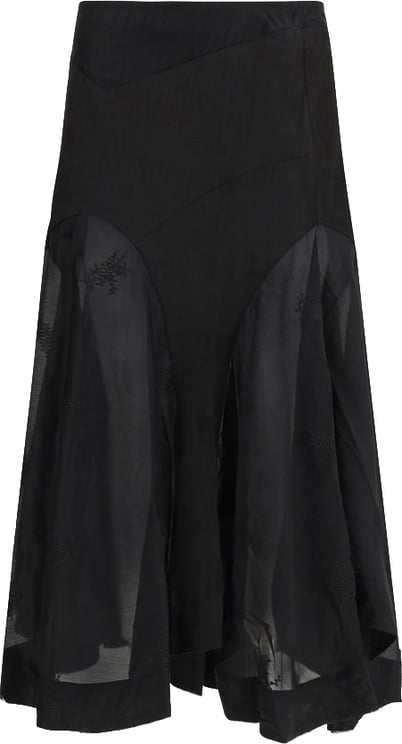 Our Legacy Our Legacy Black Lyocell Long Skirt