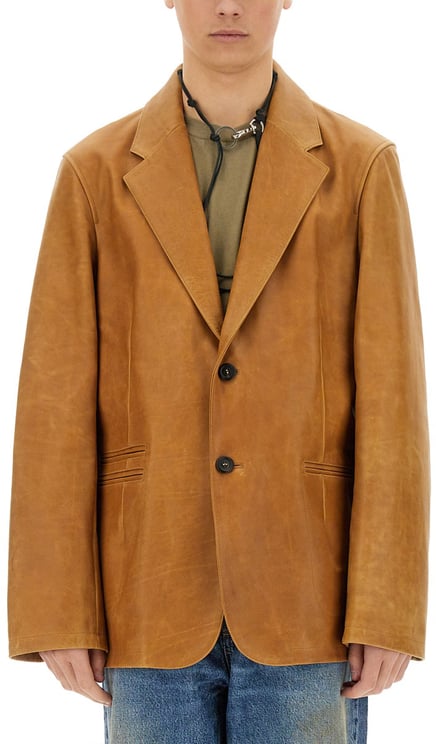 Our Legacy LEATHER OPENING BLAZER