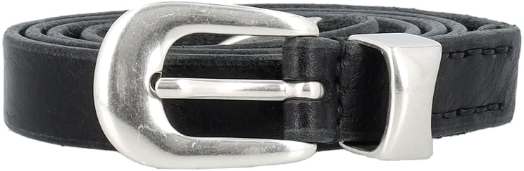Our Legacy 2 Cm Belt Black Leather