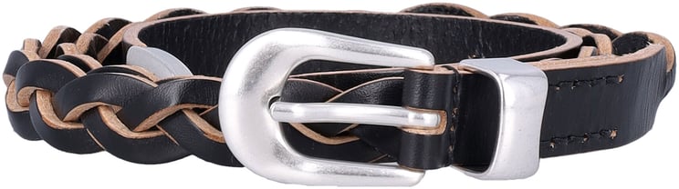 Our Legacy 2 Cm Braided Belt Nero