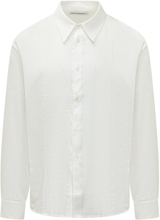 Our Legacy Camicia Promise con Colletto e Inserto Plissettato