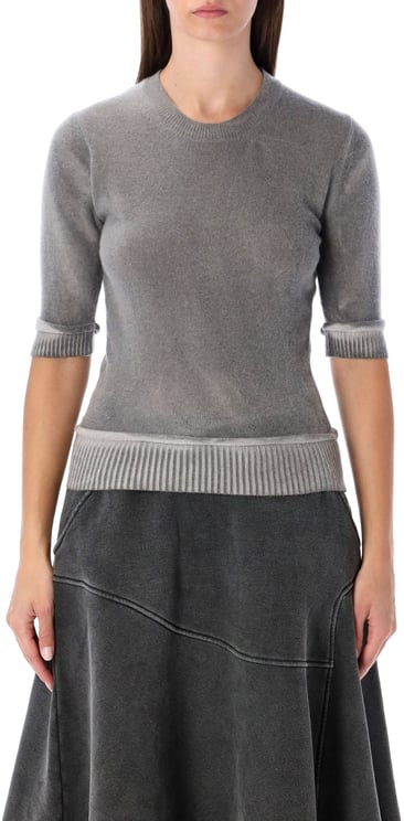 Our Legacy Dual Knit Tee Grey Spray