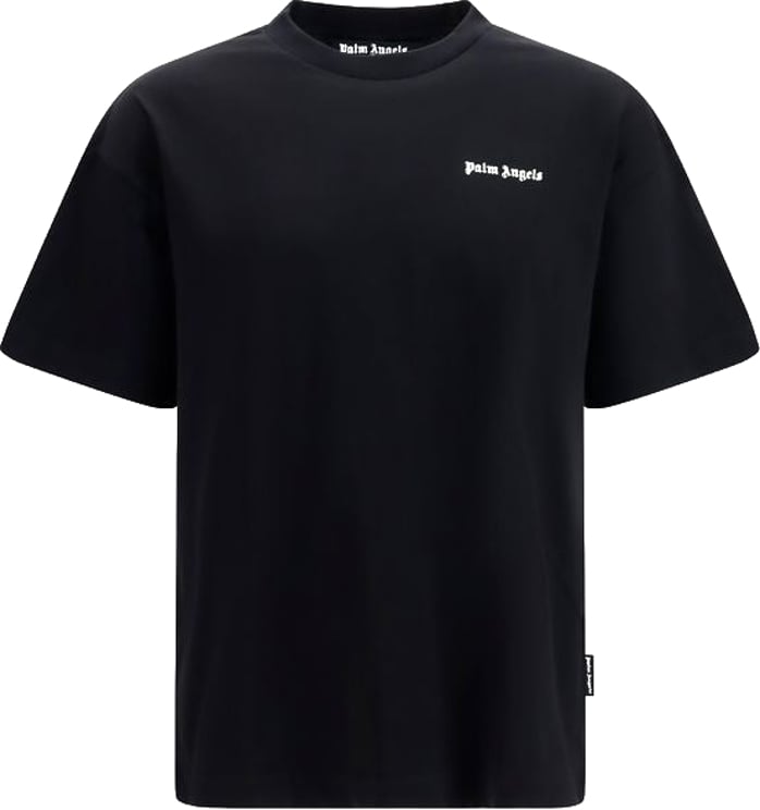 Palm Angels Palm Angels Black Cotton T-Shirt