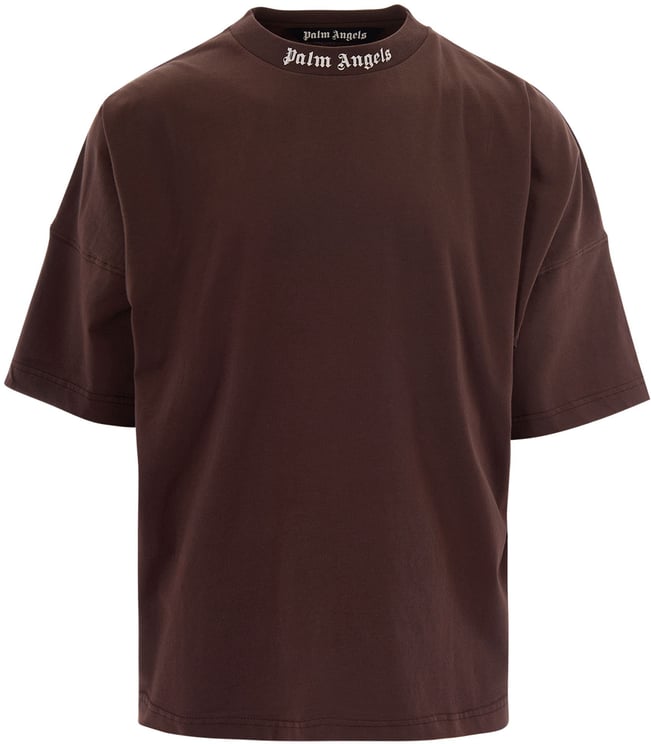 Palm Angels T-Shirts And Polos Brown Off White