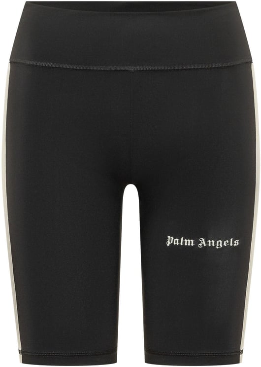 Palm Angels SHORTS TRACK BIKER CON LOGO