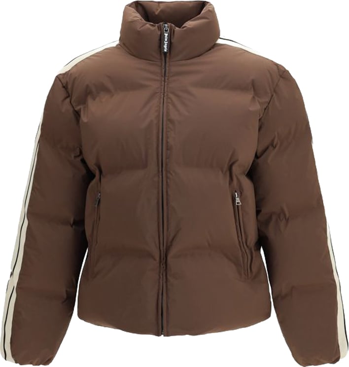 Palm Angels Palm Angels Brown Polyamide Full-Length Jacket