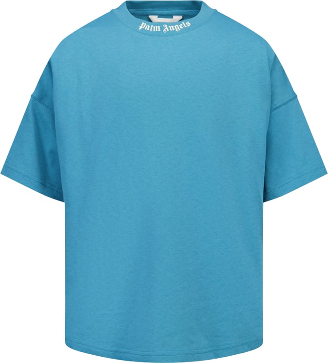 Palm Angels Palm Angels Kinder Jongens T-Shirt In Petrol