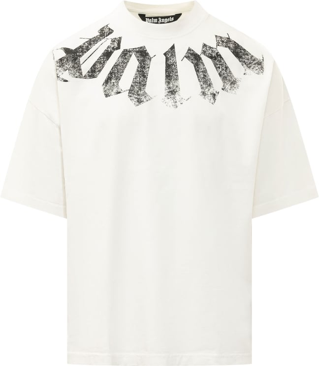Palm Angels T-shirt con Logo ad Arco