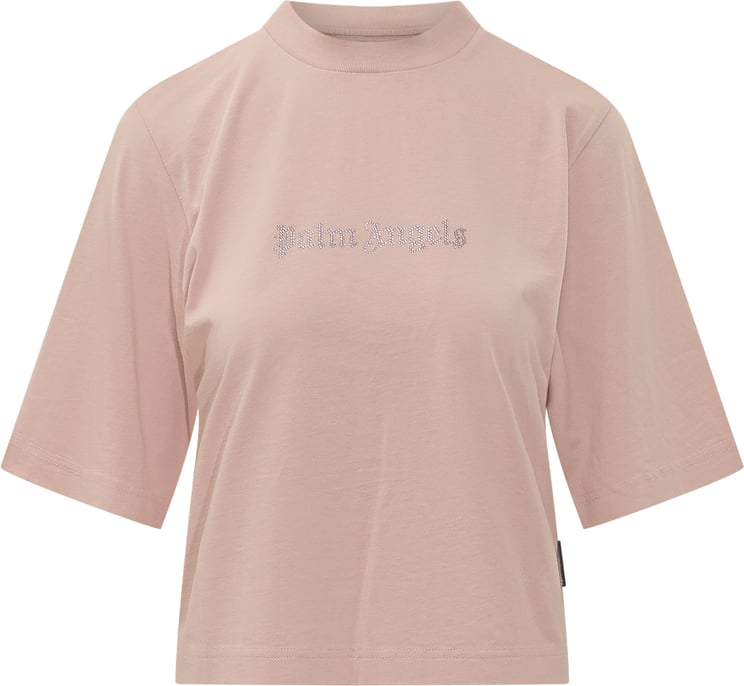 Palm Angels T-shirt Boxy con Strass