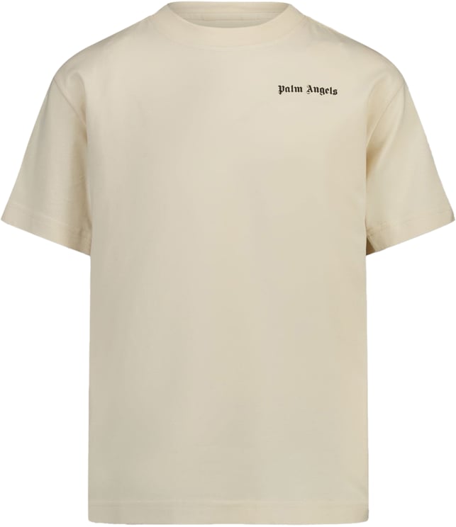 Palm Angels Palm Angels Kinder Jongens T-Shirt In Beige