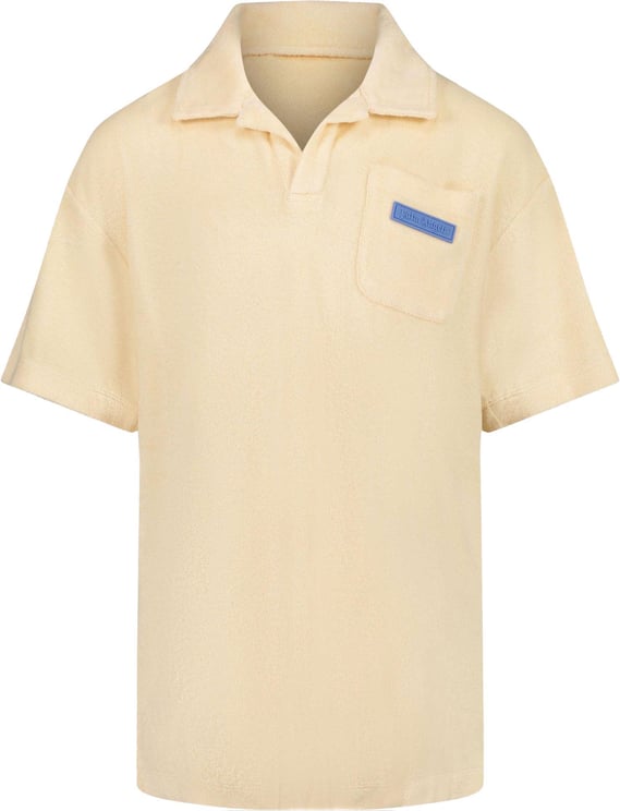 Palm Angels Palm Angels Kinder Jongens Polo In Licht Beige