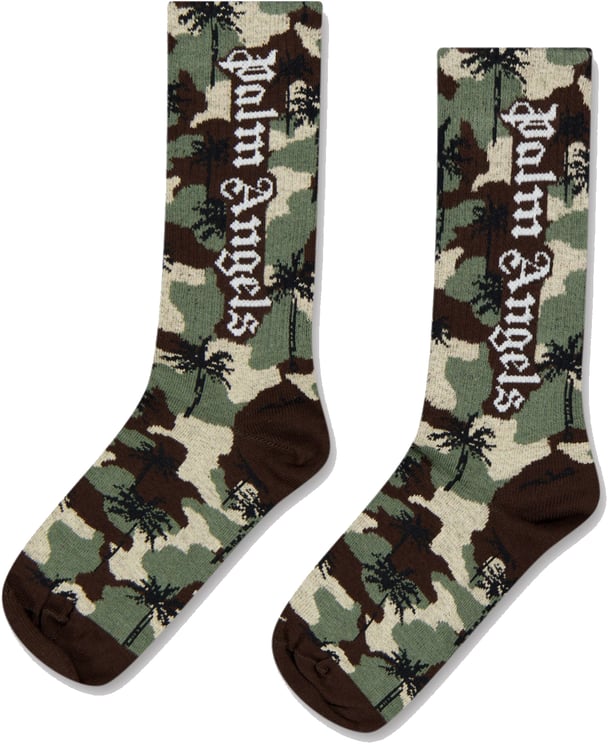 Palm Angels Palm Angels Kinder Jongens Sokken In Army