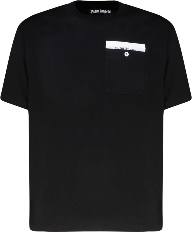 Palm Angels T-shirt girocollo sartoriale nera