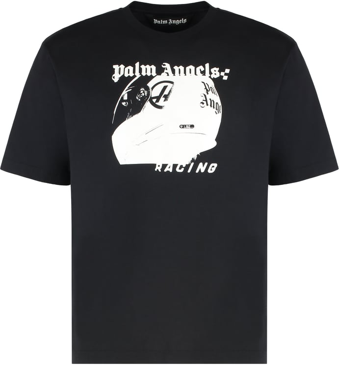 Palm Angels Cotton T-shirt with print