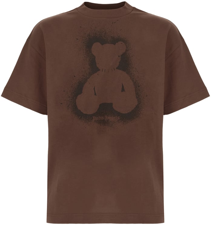 Palm Angels Palm Angels Chocolate cotton t-shirt