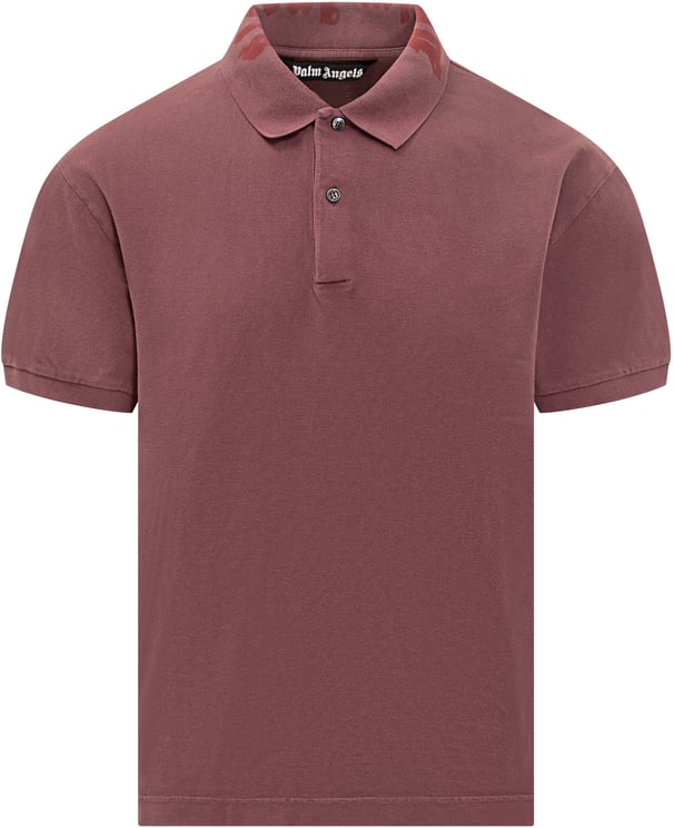 Palm Angels Palm Angels Polo Con Logo Spray