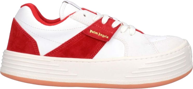 Palm Angels Palm Angels Leather Logo Sneakers