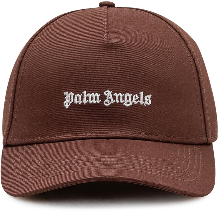 Palm Angels Cappello con Visiera e Logo Frontale Ricamato