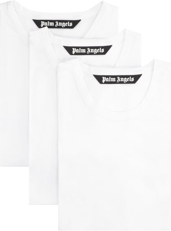 Palm Angels Set of three cotton t-shirts