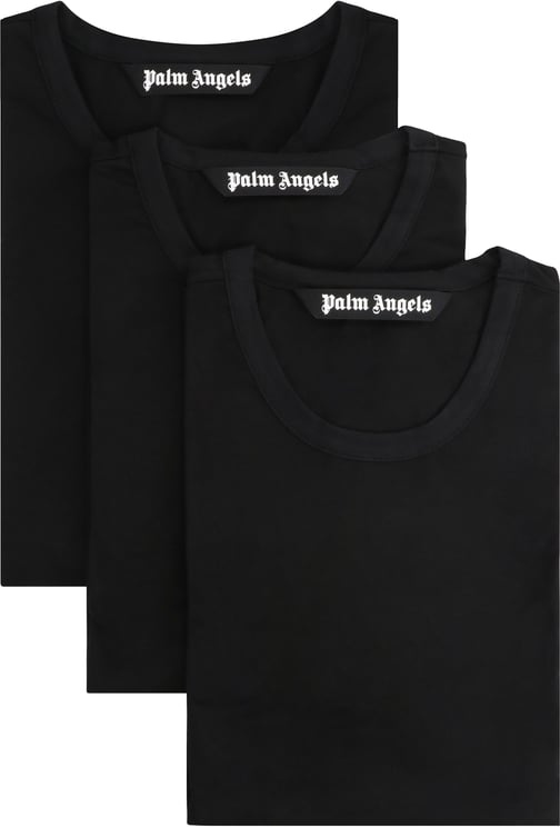 Palm Angels Set of three cotton t-shirts