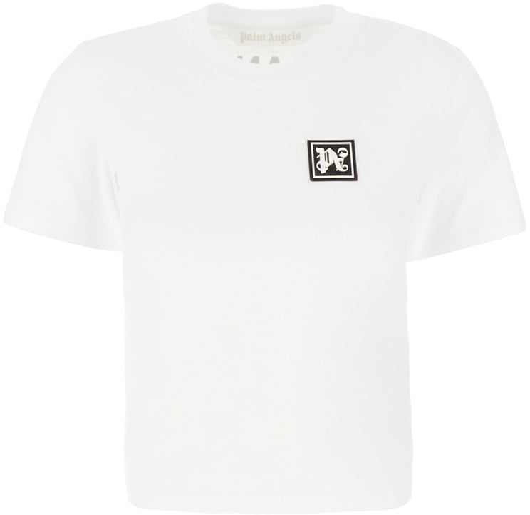 Palm Angels Palm Angels White cotton t-shirt