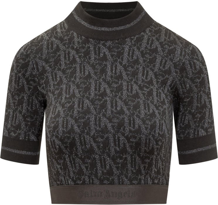 Palm Angels Top Maglia Monogram