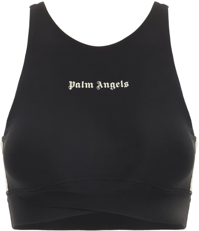 Palm Angels Palm Angels Black stretch nylon top