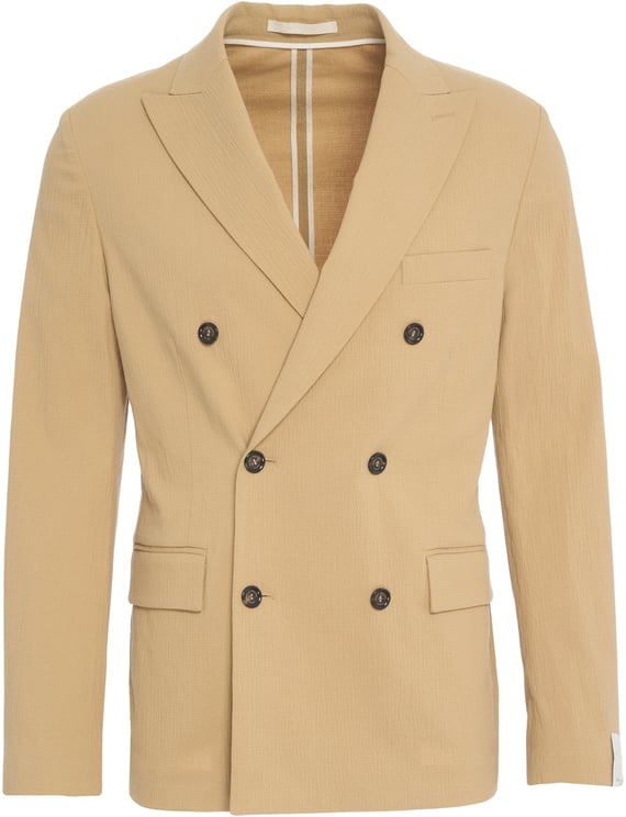 Paolo Pecora Seersucker double-breasted blazer