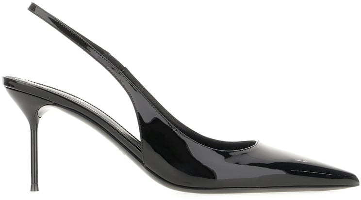 Paris Texas Paris Texas Black leather Lidia slingback