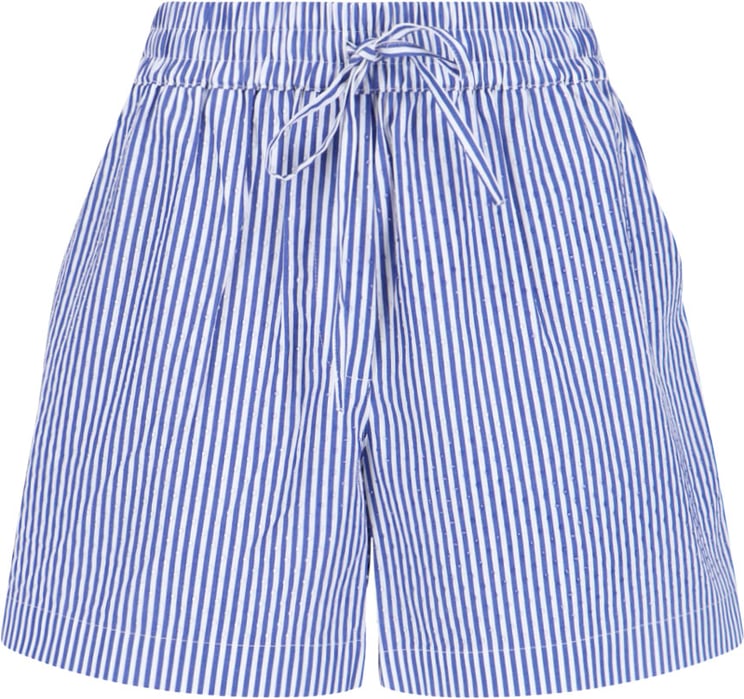 P.A.R.O.S.H. Blue Striped Shorts