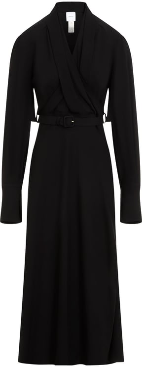 Patou Patou Draped Maxi Day Dress